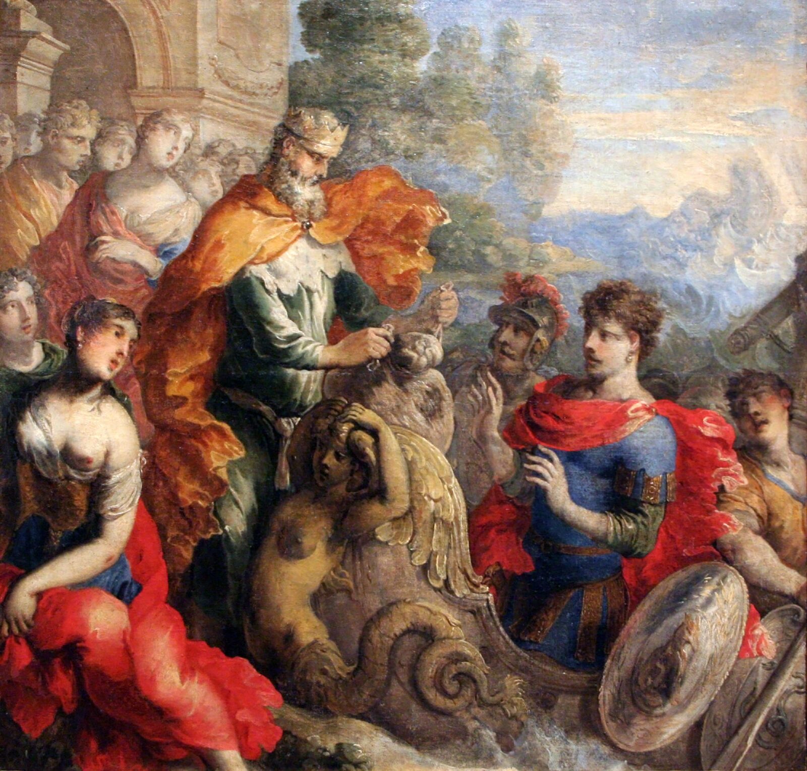 Aeolus Giving the Winds to Ulysses