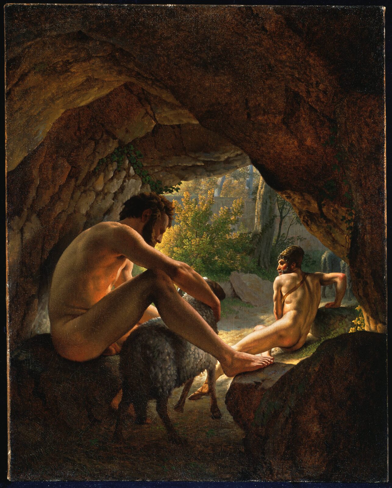 Ulysses Fleeing the Cave of Polyphemus