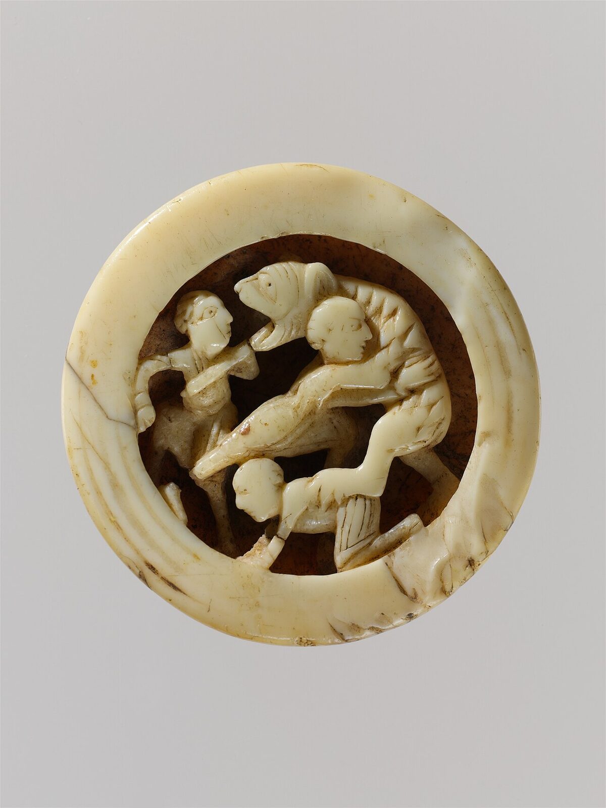 Menelaus and His Companions Battling Proteus