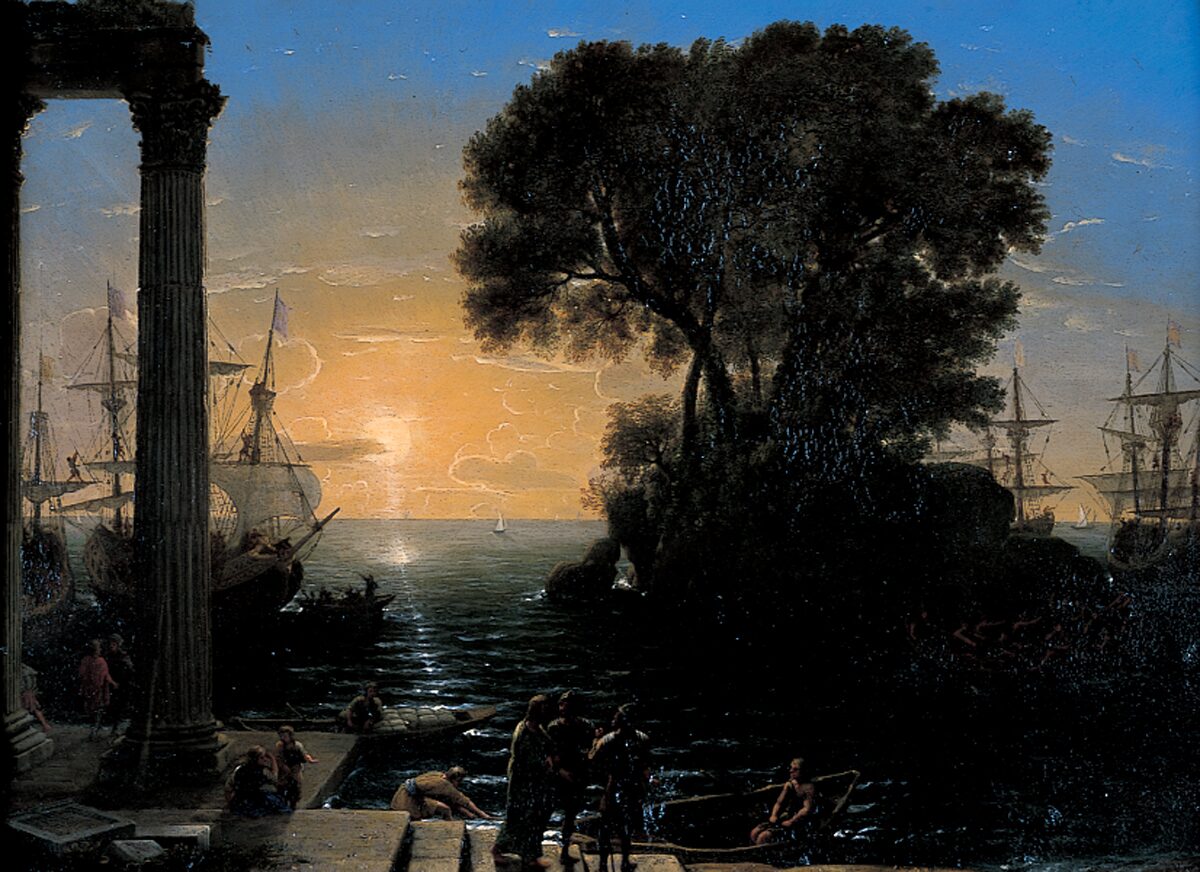 Coast Scene with the Embarkation of Ulysses