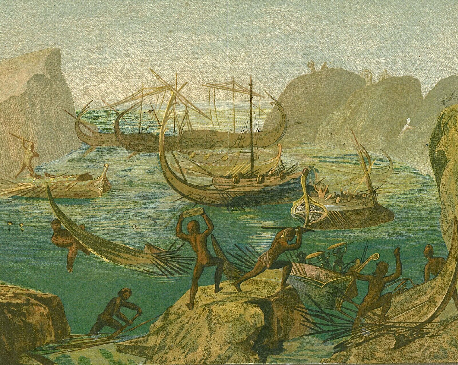 Odysseus among the Laestrygonians