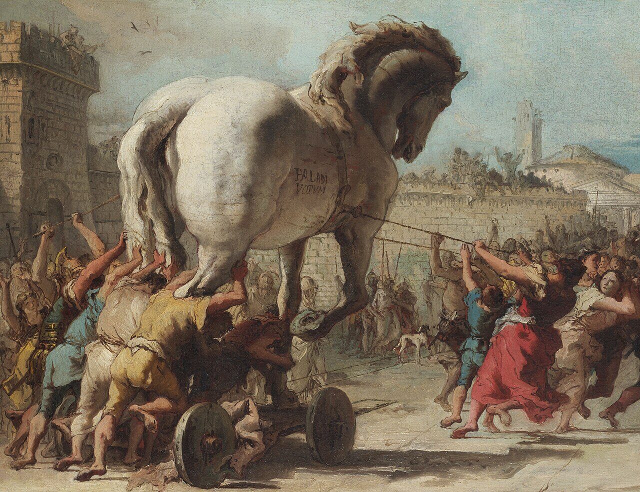 The Procession of the Trojan Horse into Troy